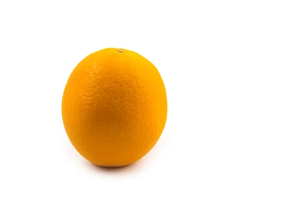 Oranye Matang Diisolasi Pada Latar Belakang Putih — Stok Foto
