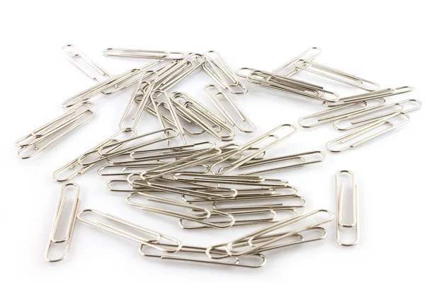 Paper Clip Isolated White Background — Stock Photo, Image