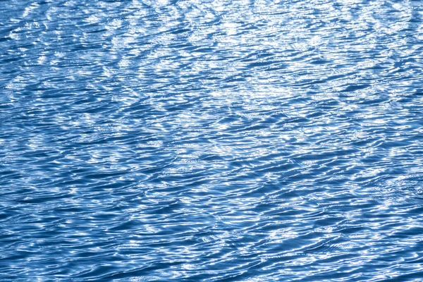 Modrá Voda Povrch Textury Pozadí — Stock fotografie