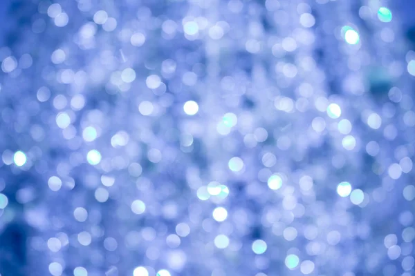 Blaues Bokeh Des Lichts Als Hintergrund — Stockfoto