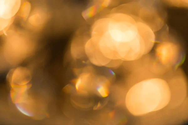 Abstract Background Golden Bokeh Chandelier Use Background — Stock Photo, Image