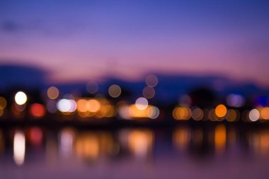 Çok renkli ışıklar bokeh arkaplan