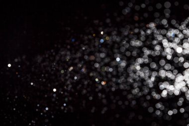 arkaplan için siyah kullanım üzerine siyah bokeh