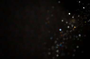 Arkaplan için siyah Bokeh suyu kullanımı