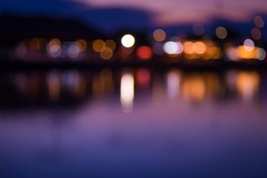 Çok renkli ışıklar bokeh arkaplan