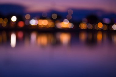 Çok renkli ışıklar bokeh arkaplan