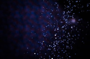 Arkaplan için siyah Bokeh suyu kullanımı