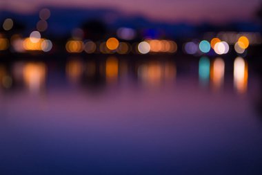 Çok renkli ışıklar bokeh arkaplan