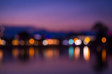 Çok renkli ışıklar bokeh arkaplan