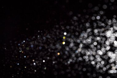 arkaplan için siyah kullanım üzerine siyah bokeh
