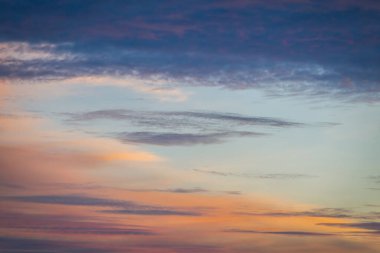 Günbatımı mavi gökyüzü Arkaplanı