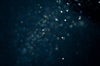 Arkaplan için siyah Bokeh suyu kullanımı