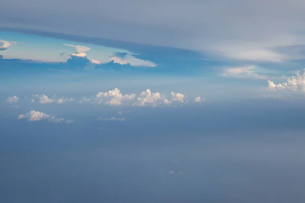 Nuvens Céu Azul Alta Utilização Para Fundo — Fotografia de Stock