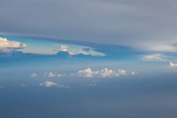 Nuvens Céu Azul Alta Utilização Para Fundo — Fotografia de Stock