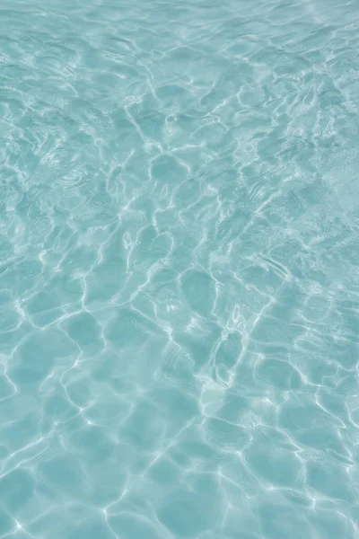 Motif Texture Eau Bleu Clair Dans Fond Piscine — Photo