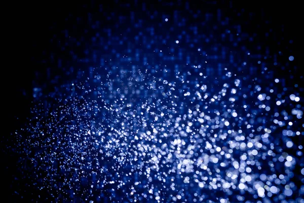 Blue Bokeh Background Water Light — Stock Photo, Image