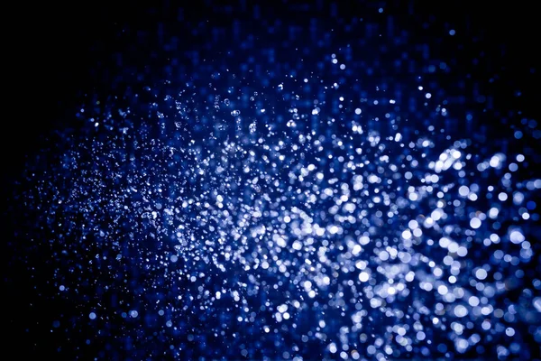 Blue Bokeh Background Water Light — Stock Photo, Image