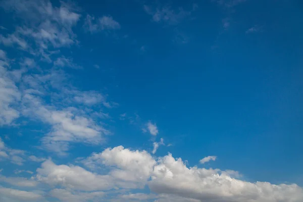 Cielo Azul Nube Blanca Utilizan Para Fondo — Foto de Stock