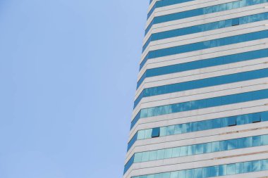 Arkaplan için mavi pencereler Busimess ofis binası kullanımı