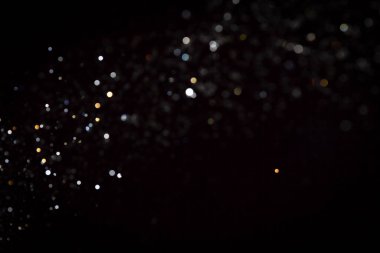 arkaplan için siyah kullanım üzerine siyah bokeh