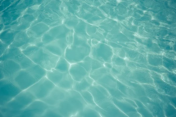 Luz Azul Padrão Textura Água Fundo Piscina — Fotografia de Stock