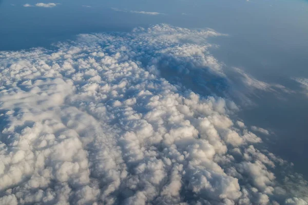 Nuvens Céu Azul Altura Uso Para Fundo — Fotografia de Stock