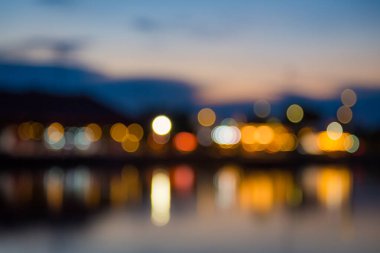 Çok renkli ışıklar bokeh arkaplan