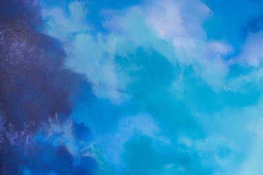 Soyut mavi boya arkaplanı