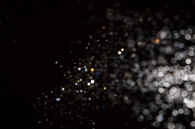 arkaplan için siyah kullanım üzerine siyah bokeh