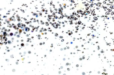 Beyaz arkaplanda soyut bokeh dokusu