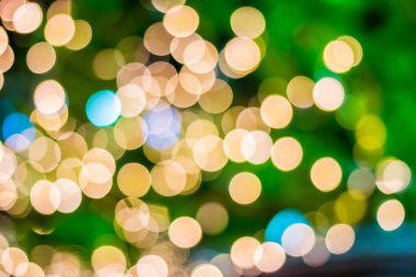 Işık bokeh arkaplanının odak noktasını kaldır