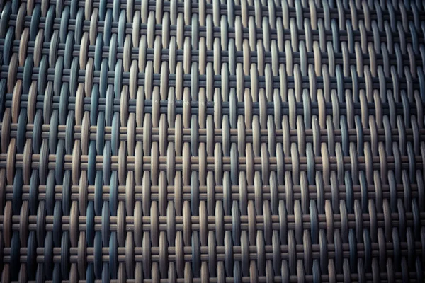 Textura Sintética Rattan Tecelagem Fundo Como Usado Mobiliário Jardim Livre — Fotografia de Stock