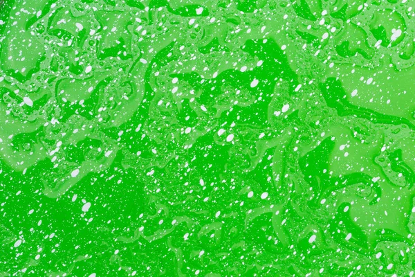 Wassertropfen Auf Grünem Und Weißem Punkt Als Hintergrund — Stockfoto