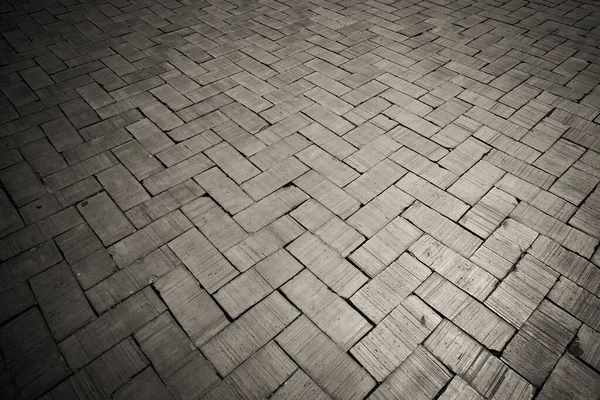 Ladrillo Rojo Pavimentación Piedras Fondo — Foto de Stock