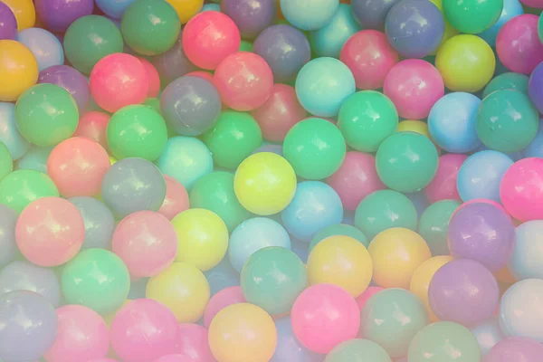 Many Colorful Plastic Balls Children Playground — Stock Photo, Image