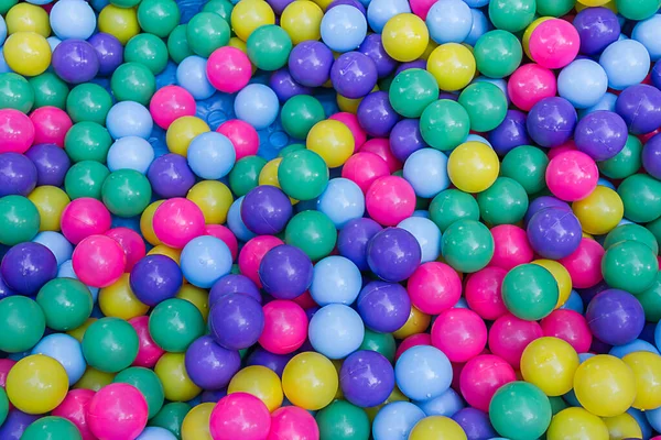 Muchas Bolas Plástico Colores Parque Infantil — Foto de Stock