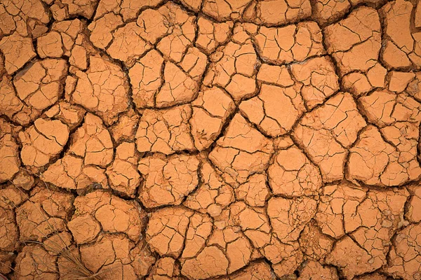 Kurak Mevsimde Toprak Çatlak Toprak Küresel Solucan Etkisi Arka Planı — Stok fotoğraf