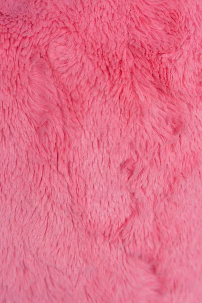 Zbliżenie Różowy Sztuczny Futro Różowy Użycie Dla Tło — Zdjęcie stockowe