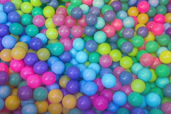 Muchas Bolas Plástico Colores Parque Infantil — Foto de Stock