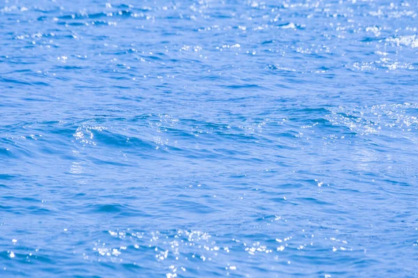 Vagues Bleues Sur Fond Surface Océan — Photo