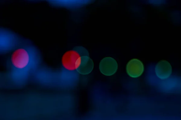 Bokeh Luzes Antes Pôr Sol Fundo — Fotografia de Stock