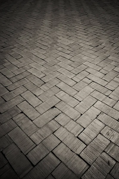 Ladrillo Rojo Pavimentación Piedras Fondo — Foto de Stock