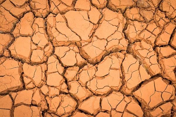 旱季碎裂土 碎裂土 全球蠕虫效应背景 — 图库照片