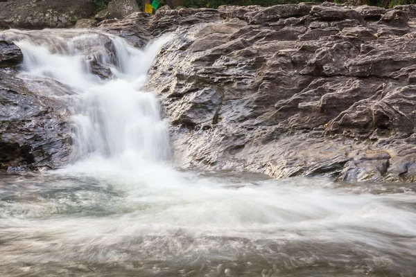 Foresta Cascata Natura Sfondo — Foto Stock