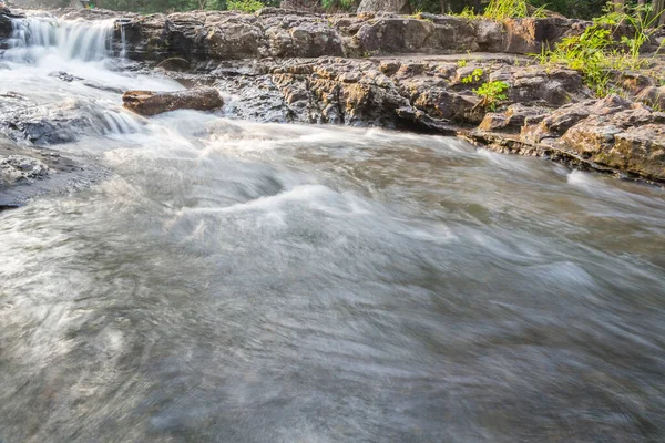 Foresta Cascata Natura Sfondo — Foto Stock