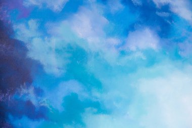 Soyut mavi boya arkaplanı