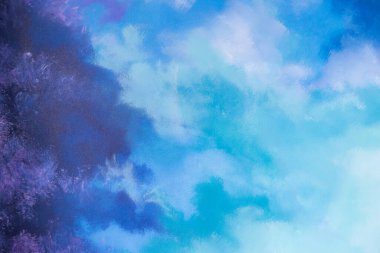 Soyut mavi boya arkaplanı