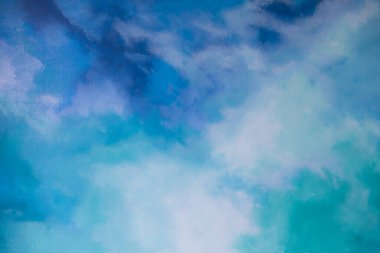 Soyut mavi boya arkaplanı