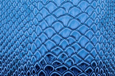 Duvar kağıdı olarak mavi egzotik yılan derisi deseni