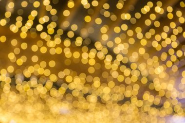 Altın Bokeh Noel ağacı arkaplanı